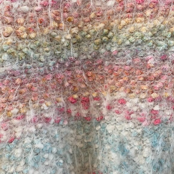 Pink Lily Multicolor Pastel Sweater Size M/L - Picture 2 of 9